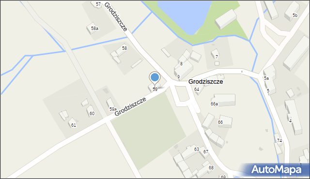 Grodziszcze, Grodziszcze, 59, mapa Grodziszcze