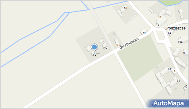 Grodziszcze, Grodziszcze, 61, mapa Grodziszcze