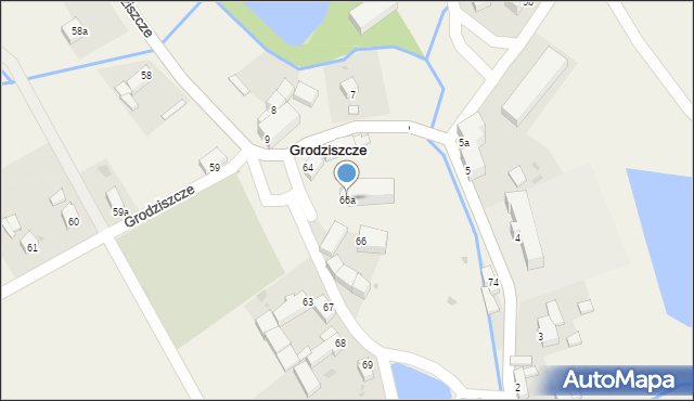 Grodziszcze, Grodziszcze, 66a, mapa Grodziszcze