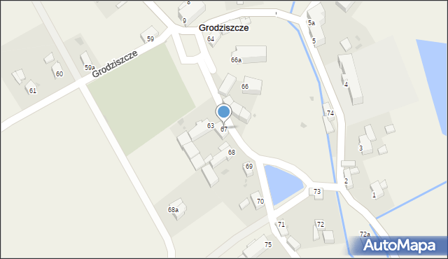 Grodziszcze, Grodziszcze, 67, mapa Grodziszcze