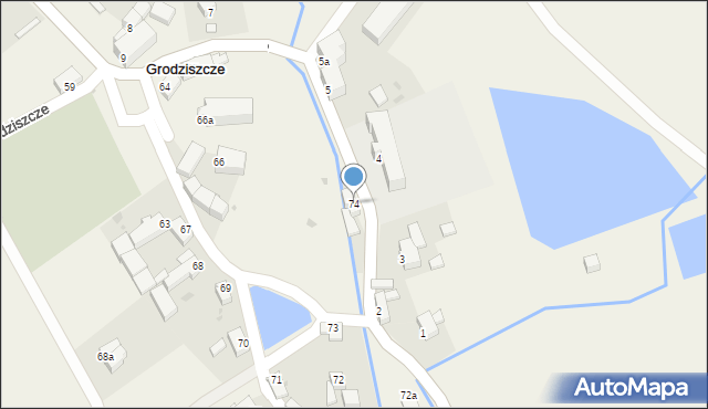 Grodziszcze, Grodziszcze, 74, mapa Grodziszcze