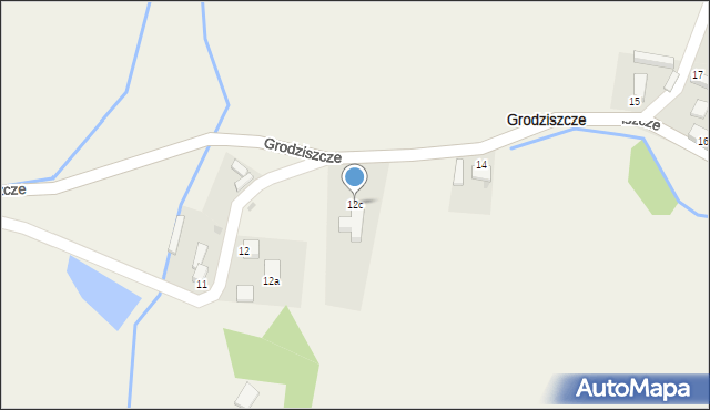 Grodziszcze, Grodziszcze, 12c, mapa Grodziszcze