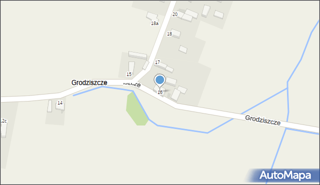 Grodziszcze, Grodziszcze, 16, mapa Grodziszcze