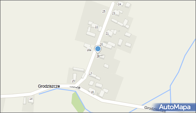 Grodziszcze, Grodziszcze, 18, mapa Grodziszcze