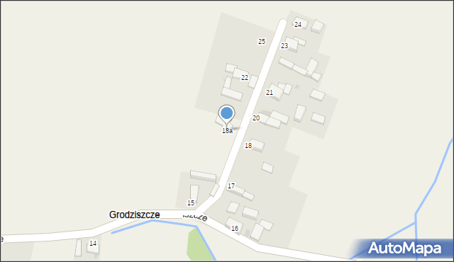 Grodziszcze, Grodziszcze, 18a, mapa Grodziszcze