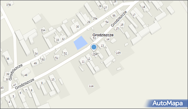 Grodziszcze, Grodziszcze, 12A, mapa Grodziszcze