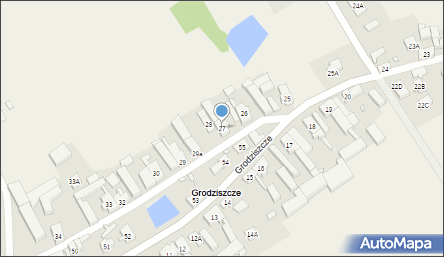 Grodziszcze, Grodziszcze, 27, mapa Grodziszcze