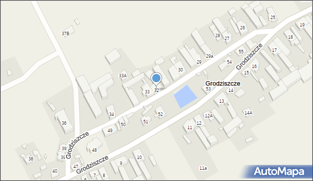 Grodziszcze, Grodziszcze, 32, mapa Grodziszcze