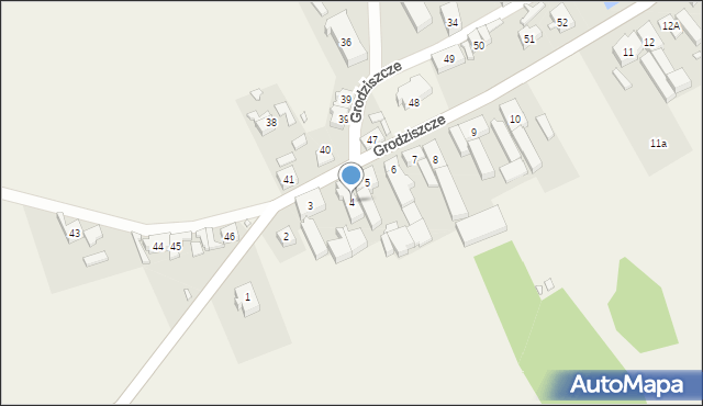 Grodziszcze, Grodziszcze, 4, mapa Grodziszcze