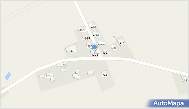 Grodziszcze, Grodziszcze, 41GB, mapa Grodziszcze