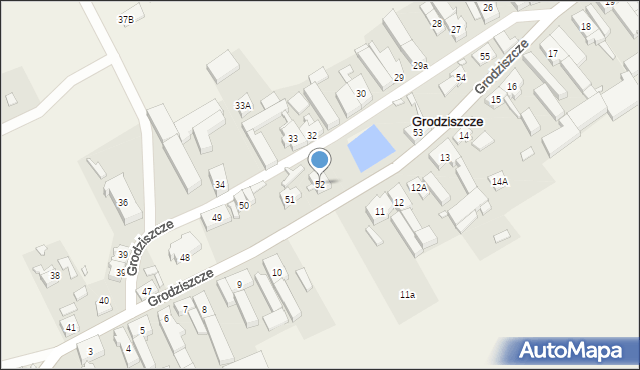 Grodziszcze, Grodziszcze, 52, mapa Grodziszcze