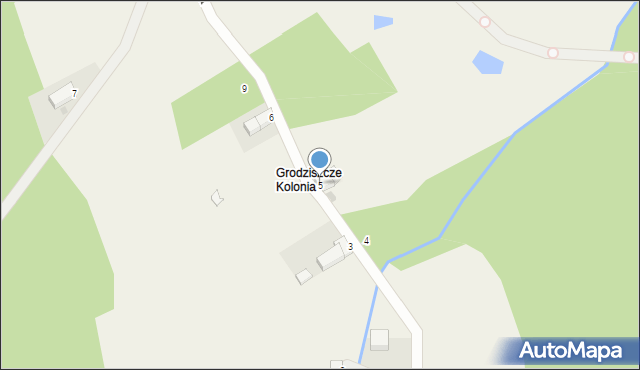 Grodziszcze Kolonia, Grodziszcze Kolonia, 5, mapa Grodziszcze Kolonia