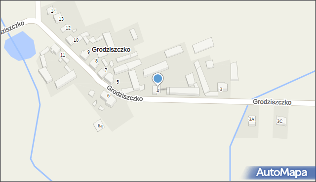 Grodziszczko, Grodziszczko, 4, mapa Grodziszczko