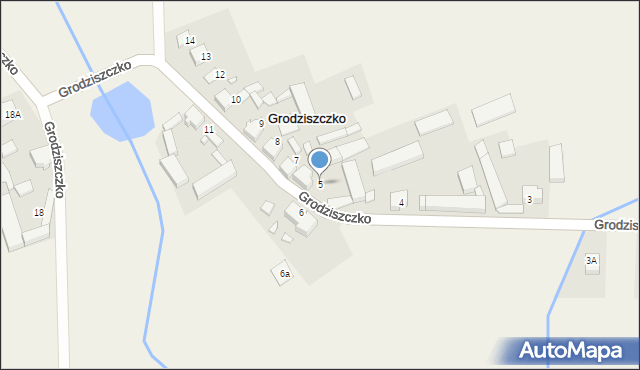 Grodziszczko, Grodziszczko, 5, mapa Grodziszczko