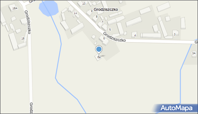 Grodziszczko, Grodziszczko, 6a, mapa Grodziszczko