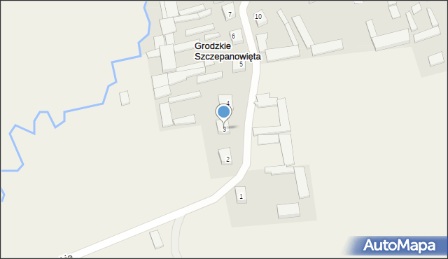 Grodzkie Szczepanowięta, Grodzkie Szczepanowięta, 3, mapa Grodzkie Szczepanowięta