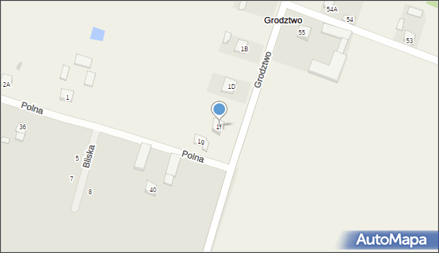 Grodztwo, Grodztwo, 1f, mapa Grodztwo