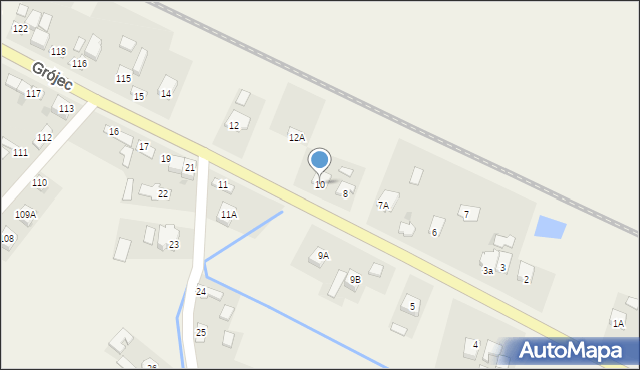 Grójec, Grójec, 10, mapa Grójec