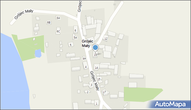 Grójec Mały, Grójec Mały, 13, mapa Grójec Mały