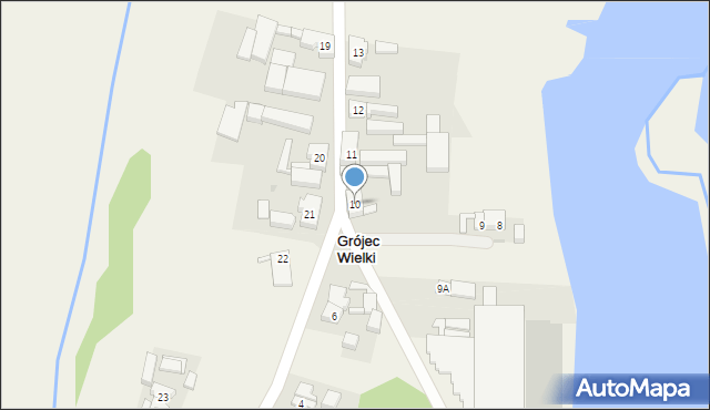 Grójec Wielki, Grójec Wielki, 10, mapa Grójec Wielki