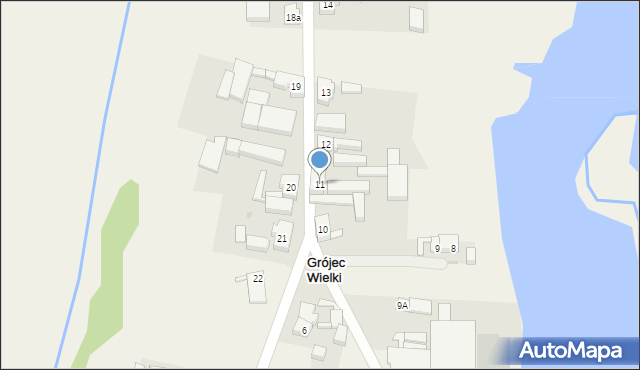 Grójec Wielki, Grójec Wielki, 11, mapa Grójec Wielki