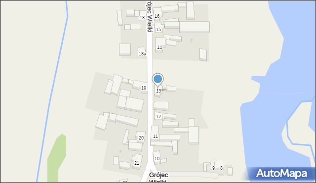 Grójec Wielki, Grójec Wielki, 13, mapa Grójec Wielki