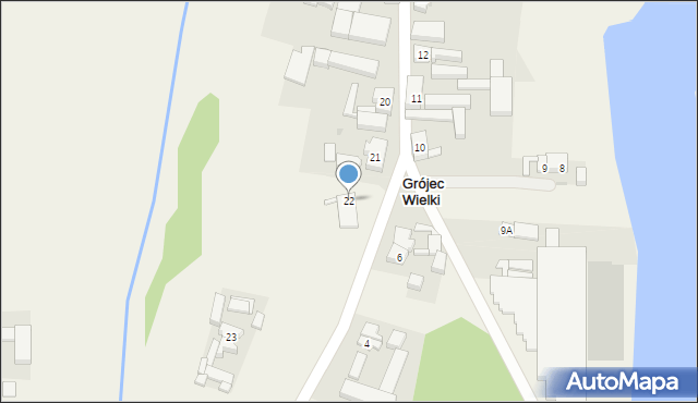 Grójec Wielki, Grójec Wielki, 22, mapa Grójec Wielki