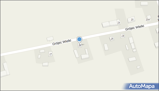 Grójec Wielki, Grójec Wielki, 26, mapa Grójec Wielki