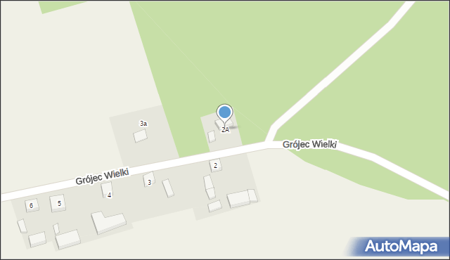 Grójec Wielki, Grójec Wielki, 2A, mapa Grójec Wielki