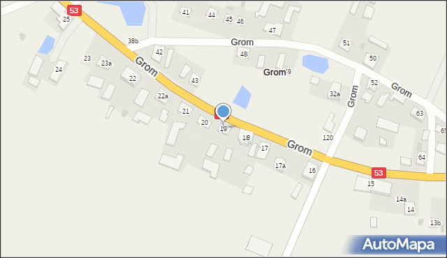 Grom, Grom, 19, mapa Grom