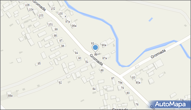 Gromada, Gromada, 89, mapa Gromada