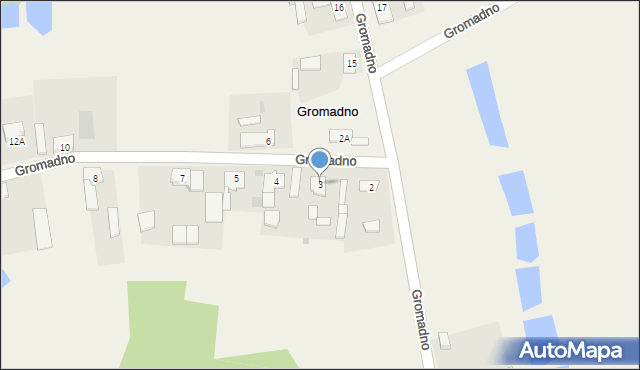 Gromadno, Gromadno, 3, mapa Gromadno