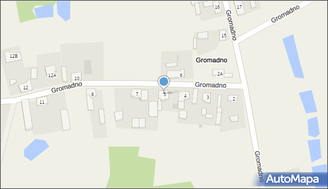Gromadno, Gromadno, 5, mapa Gromadno