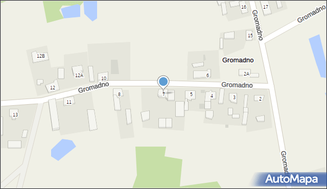 Gromadno, Gromadno, 7, mapa Gromadno