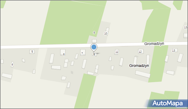 Gromadzyn, Gromadzyn, 8, mapa Gromadzyn