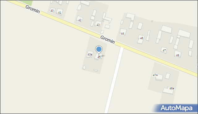 Gromin, Gromin, 45, mapa Gromin