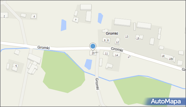 Gromki, Gromki, 10, mapa Gromki