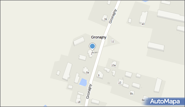 Gronajny, Gronajny, 17, mapa Gronajny