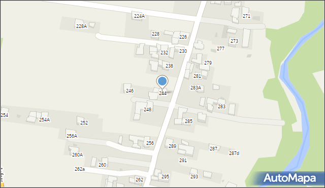 Gronków, Gronków, 244, mapa Gronków