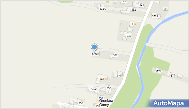 Gronków, Gronków, 342A, mapa Gronków