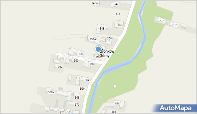 Gronków, Gronków, 356a, mapa Gronków
