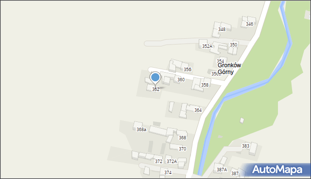 Gronków, Gronków, 362, mapa Gronków