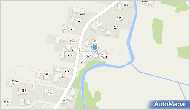 Gronków, Gronków, 407A, mapa Gronków