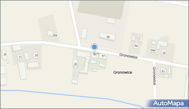 Gronowice, Gronowice, 56, mapa Gronowice