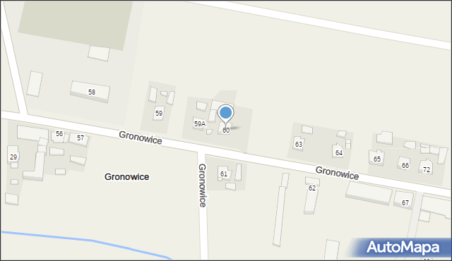 Gronowice, Gronowice, 60, mapa Gronowice