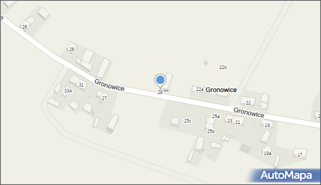 Gronowice, Gronowice, 24, mapa Gronowice