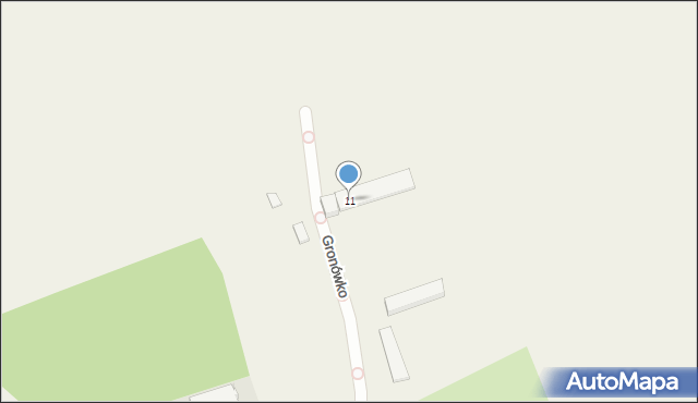 Gronówko, Gronówko, 11, mapa Gronówko