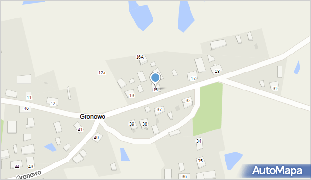 Gronowo, Gronowo, 16, mapa Gronowo
