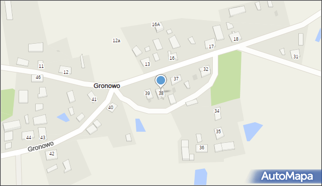 Gronowo, Gronowo, 38, mapa Gronowo