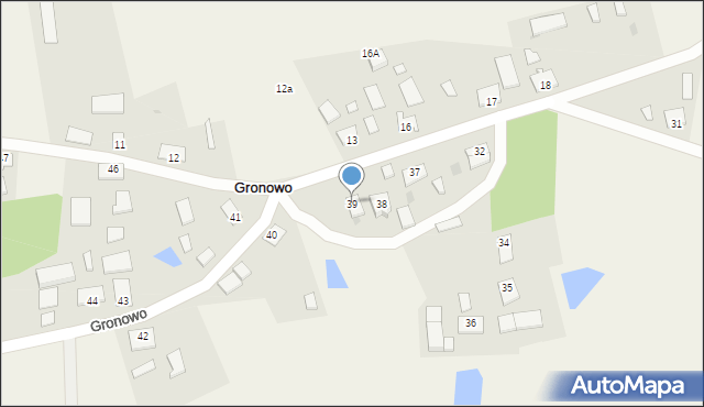 Gronowo, Gronowo, 39, mapa Gronowo